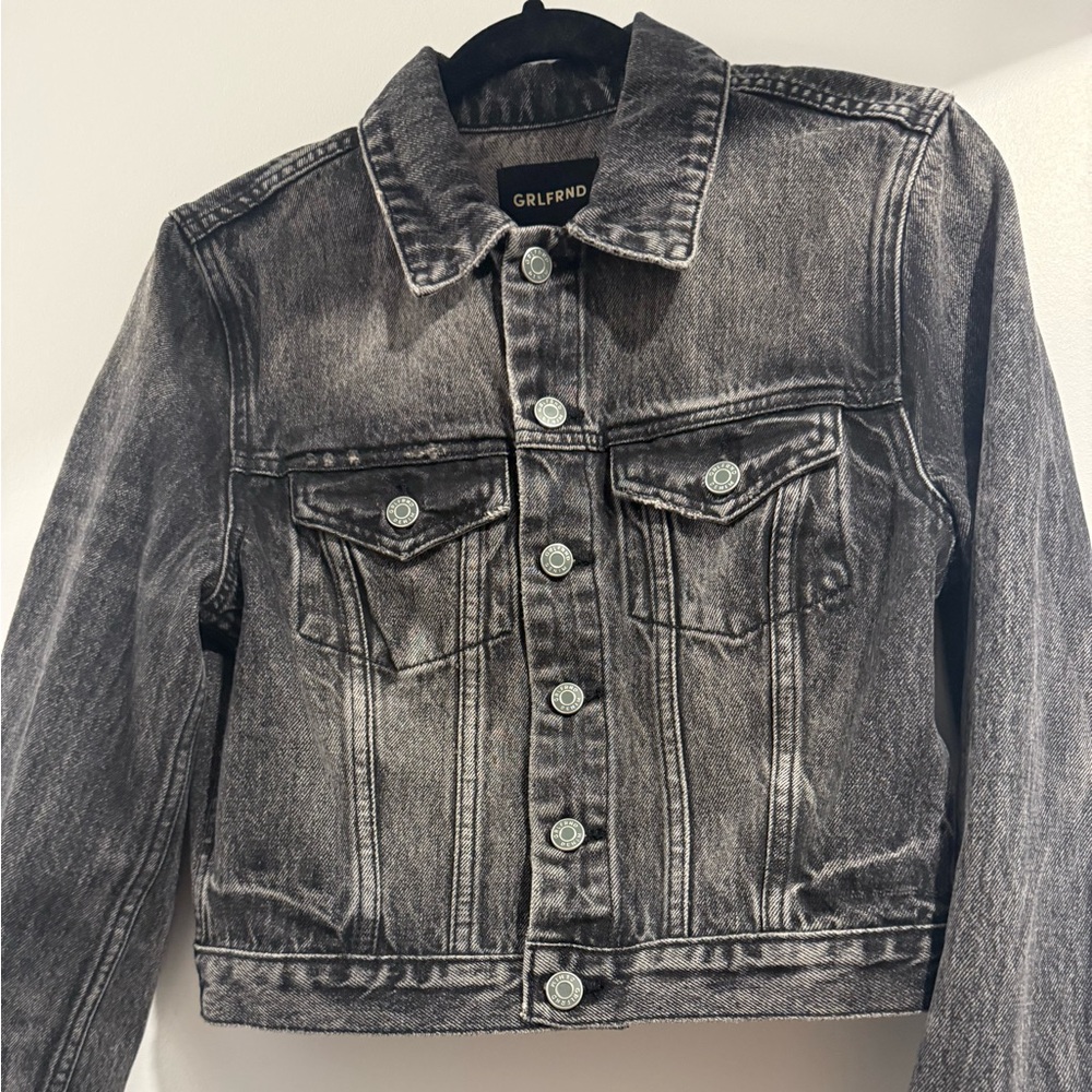 GRLFRND grey Denim Jacket